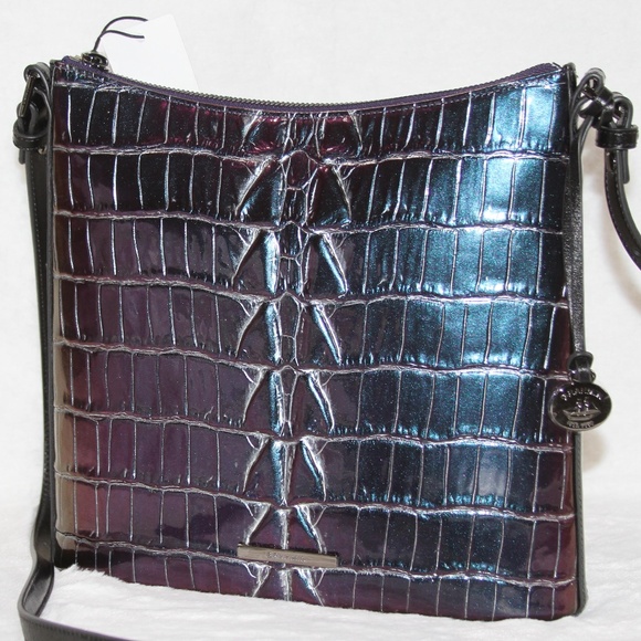 NWT Brahmin Katie Heroic Purple Kingstone Purse - Picture 5 of 8